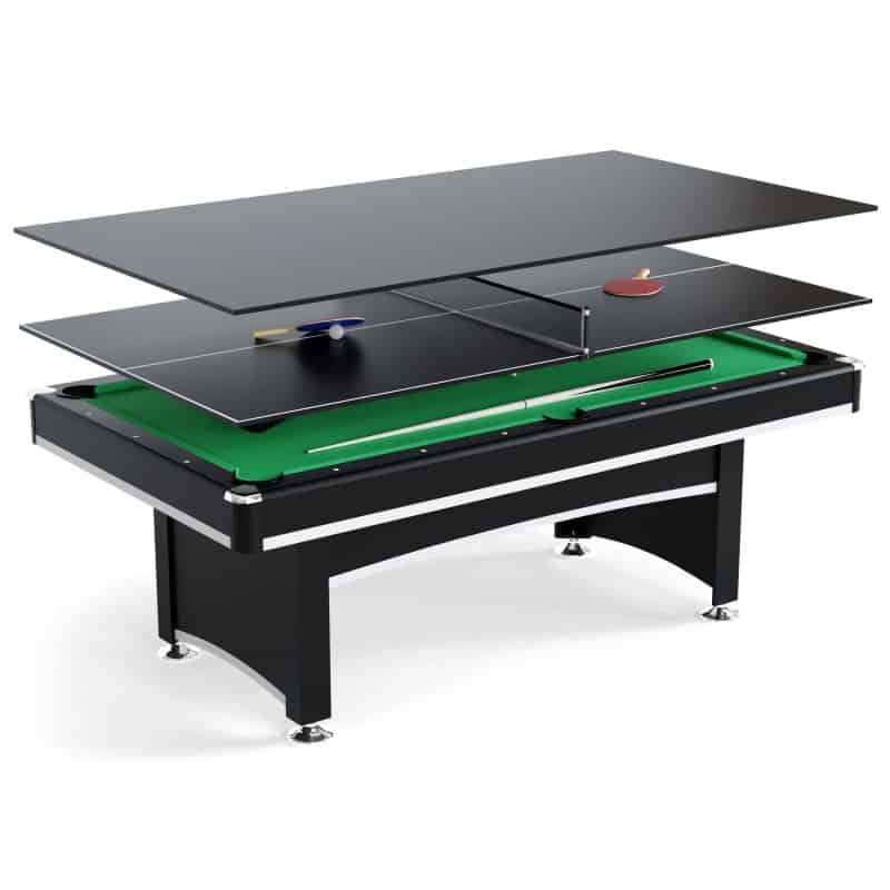 Table multi-jeux 3 en 1 (Billard, Ping pong, Plateau dinatoire) - SOKKER - Apollon