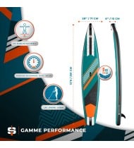 RACE 12'6 PACK STAND UP PADDLE
