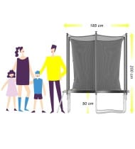6FT-185cm Jump4Fun Trampoline Classique