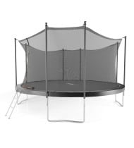 Trampoline de jardin ø 427 cm- 14FT- Filet intérieur, Matelas de protection et Echelle
