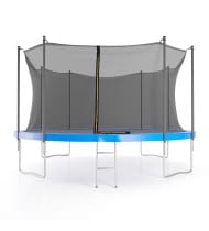 Trampoline de jardin ø 427 cm- 14FT- Filet intérieur, Matelas de protection et Echelle