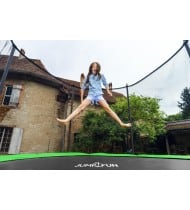 Trampoline de jardin ø 366 cm- 12FT- Filet intérieur, Matelas de protection et Echelle
