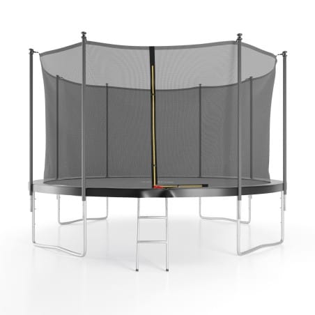 Trampoline de jardin ø 366 cm- 12FT- Filet intérieur, Matelas de protection et Echelle