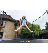 Trampoline de jardin ø 366 cm- 12FT- Filet intérieur, Matelas de protection et Echelle