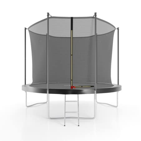 Trampoline de jardin ø 305 cm- 10FT- Filet intérieur, Matelas de protection et Echelle Trampoline de jardin ø 305 cm- 10FT- Filet intérieur, Matelas de protection et Echelle