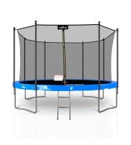 Trampoline extérieur Classique ø 366 cm- 12FT- Filet intérieur, Matelas de protection réversible et Echelle