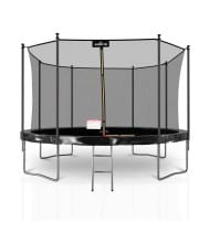 Trampoline extérieur Classique ø 366 cm- 12FT- Filet intérieur, Matelas de protection réversible et Echelle