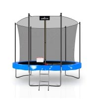 Trampoline extérieur Classique ø 305 cm- 10FT- Filet intérieur, Matelas de protection réversible et Echelle