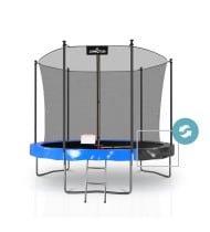 Trampoline extérieur Classique ø 305 cm- 10FT- Filet intérieur, Matelas de protection réversible et Echelle