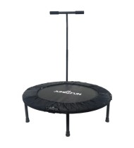 Trampoline fitness pliable 90 cm poignée réglable en hauteur en forme de T