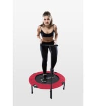 Trampoline fitness pliable 90 cm poignée réglable en hauteur en forme de T