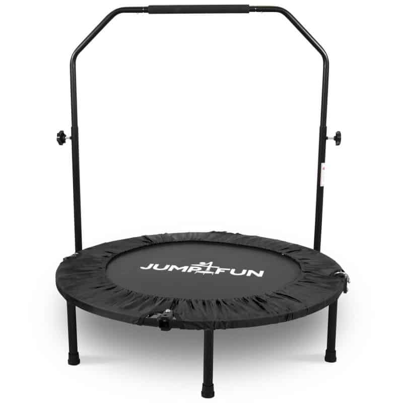 Trampoline fitness pliable 90 cm poignée réglable en hauteur