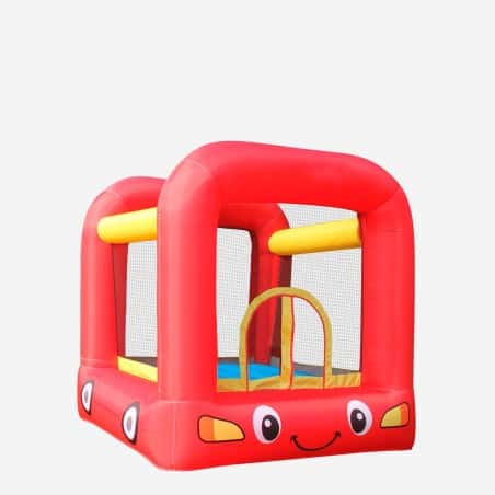 Château Gonflable - Jumpy Car - Surface 210x205x200 cm - souffleur et sac de rangement inclus