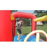 Château Gonflable - Jumpy Car - Surface 210x205x200 cm - souffleur et sac de rangement inclus