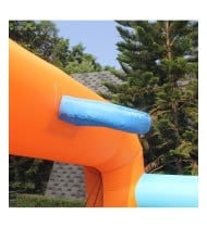 Château Gonflable - Aqua Parc - Surface 410x240x200 cm - souffleur et sac de rangement inclus