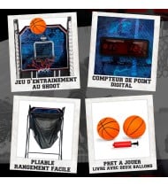 Panier de basket pliable Monoshot avec compteur de point électronique - BUMBER -SAN DIEGO