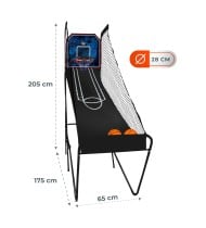 Panier de basket pliable Monoshot avec compteur de point électronique - BUMBER -SAN DIEGO