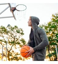 Ballon de basket orange taille 7 - BUMBER - Bronx