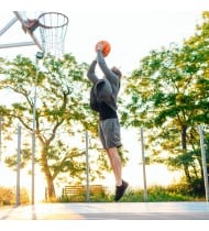 Ballon de basket orange taille 7 - BUMBER - Bronx
