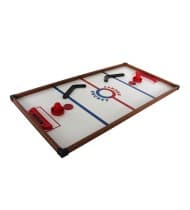 Plateaux Multi-jeux, 14 jeux : Ping Pong, Air Hockey, Bowling, Echec, Mikado, Back Gammon 97 x 49 x 3 cm