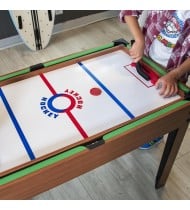 Table multi-jeux 20 en 1 sur Pied, Multifonction avec Plateaux Modulables et Accessoires pour 20 jeux différents, 122x61x84 cm