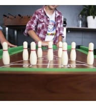 Table multi-jeux 20 en 1 sur Pied, Multifonction avec Plateaux Modulables et Accessoires pour 20 jeux différents, 122x61x84 cm