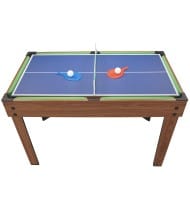 Table multi-jeux 20 en 1 sur Pied, Multifonction avec Plateaux Modulables et Accessoires pour 20 jeux différents, 122x61x84 cm