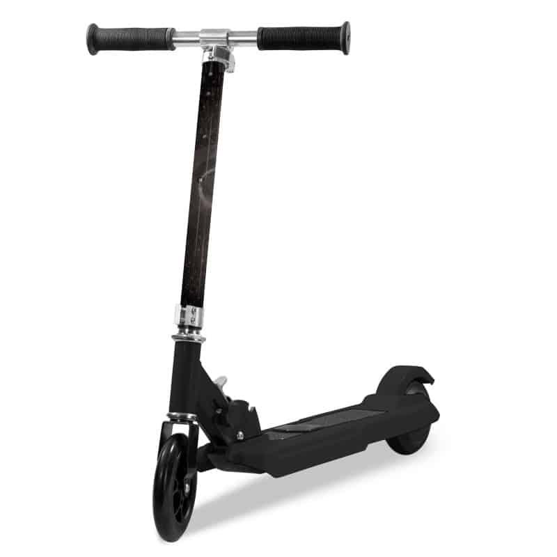 Trottinette avec assistance électrique pliable - 100W / Lithium - repose pied carré