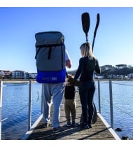 Kayak gonflable 201 - 2 à 3 places Gris