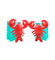 Brassards Gonflables De Natation Enfants 3-6 Ans, Flotteurs piscine, Imprimé Homard