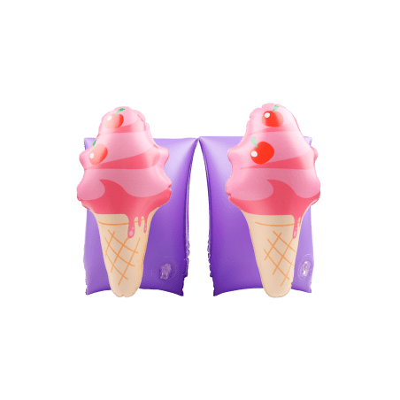 Brassards Gonflables De Natation Enfants 3-6 Ans, Flotteurs piscine, Imprimé Glace Italienne