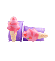 Brassards Gonflables De Natation Enfants 3-6 Ans, Flotteurs piscine, Imprimé Glace Italienne