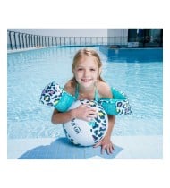 Brassards Gonflables De Natation Enfants 3-6 Ans, Flotteurs piscine, Imprimé Léopard