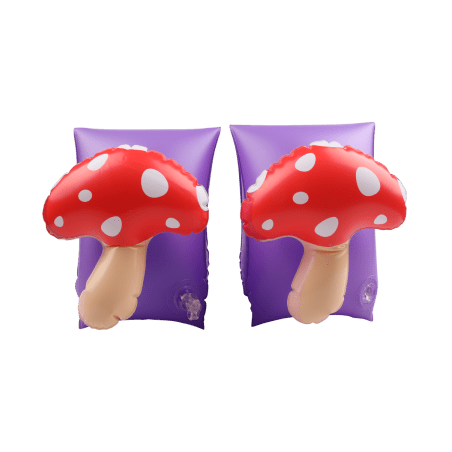 Brassards Gonflables De Natation Enfants 3-6 Ans, Flotteurs piscine, Imprimé Champignon Brassards Gonflables De Natation Enfants 3-6 Ans, Flotteurs piscine, Imprimé Champignon