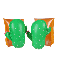 Brassards Gonflables De Natation Enfants 3-6 Ans, Flotteurs piscine, Imprimé Cactus