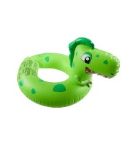 Bouée Gonflable Enfant dès 3ans et + pour Piscine & Plage, Flotteur ø49cm - Dinosaure ø49cm