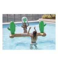 Filet de Volley Gonflable et Flottant pour Piscine & Plage, 274 x 165 x 37 cm - Design Cactus