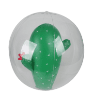 Ballon Gonflable ø41 cm pour Piscine & Plage, Accessoire d'Eau - Design Cactus
