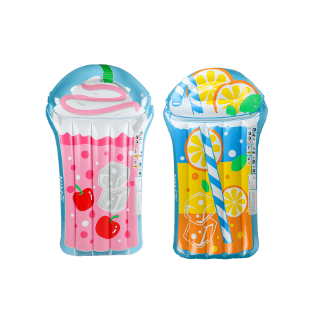 Pack 2 Matelas Gonflables d'Eau Géants, Ultra Confort, pour Piscine & Plage - Pack Twin Fresh Fruits 185 x 100 cm