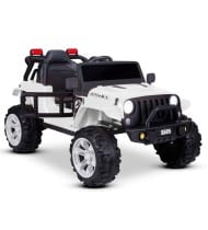 Voiture Electrique 4x4 Tout-Terrain pour Enfant 2x40W - Marche AV/AR, Phares et Système Audio