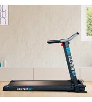 Tapis de Course Pliable Compact Faster SP - 1,5CV - 12 Programmes - Capteurs Cardiaque, Ecran LCD