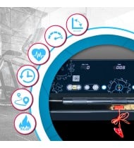 Tapis de Course Pliable Compact Faster SP - 1,5CV - 12 Programmes - Capteurs Cardiaque, Ecran LCD