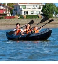 Kayak gonflable 201 - 2 à 3 places gris
