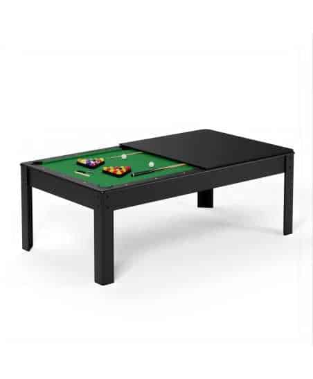 Billard américain convertible 206 x 116 x 80 cm - Harmony Noir