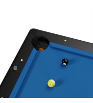 Billard américain convertible 206 x 116 x 80 cm - Harmony Noir