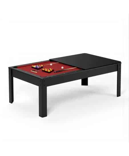 Billard américain convertible 206 x 116 x 80 cm - Harmony Noir