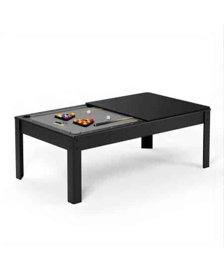 Billard américain convertible 206 x 116 x 80 cm - Harmony Noir