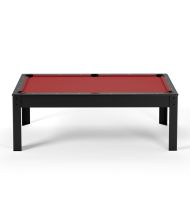 Billard américain convertible 226 x 126 x 80 cm - Ambiance Noir