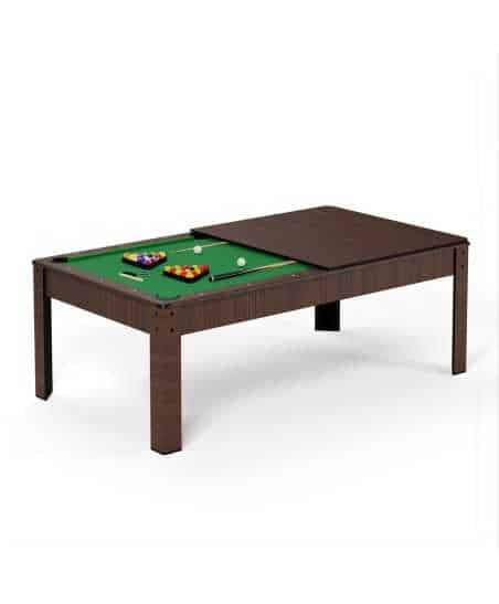 Billard américain convertible 206 x 116 x 80 cm - Harmony Chêne