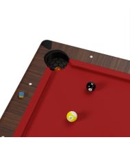 Billard américain convertible 206 x 116 x 80 cm - Harmony Chêne